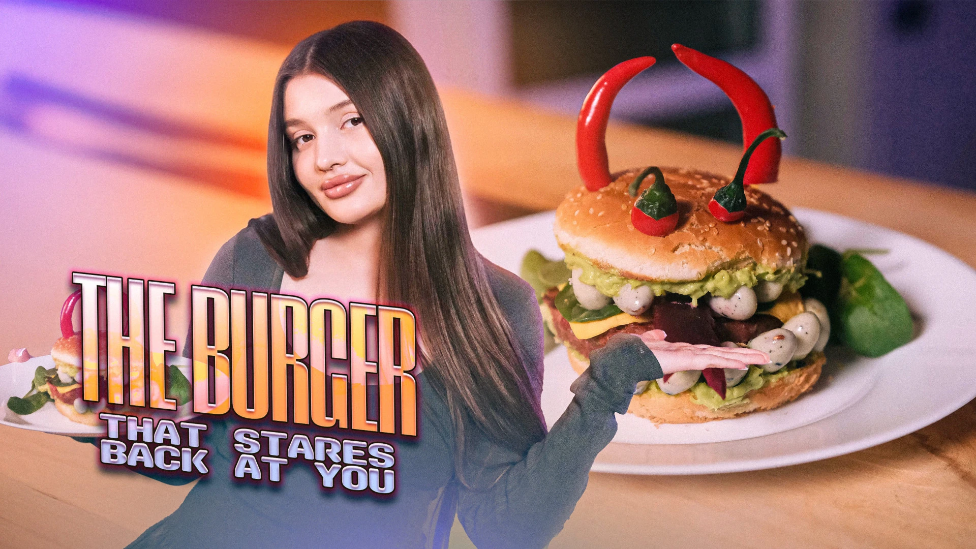 A Burger That Stares Back at You