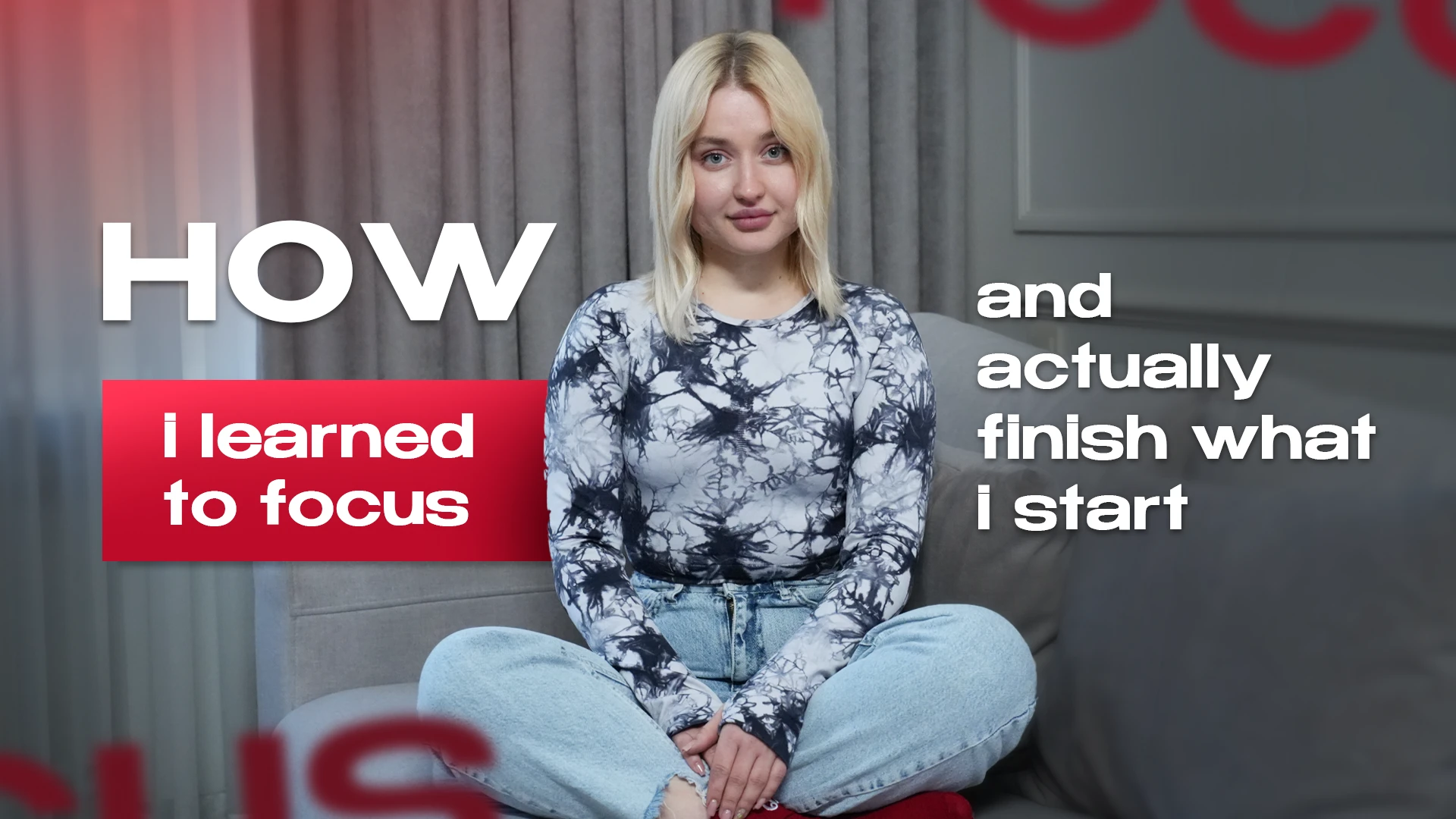 Learn to Focus with Just One Step