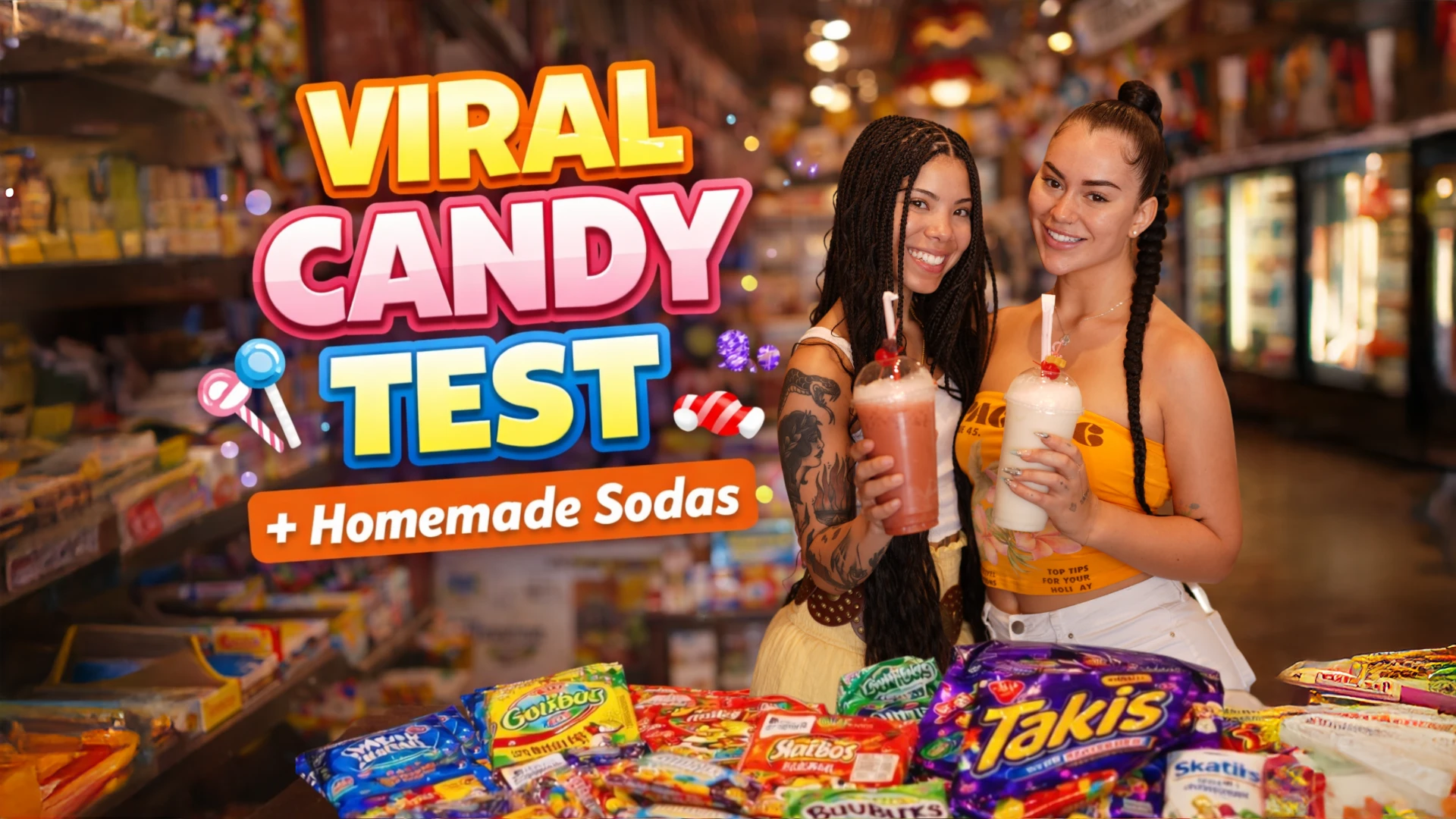 Trying Weird Candy at Big Top Candy Shop