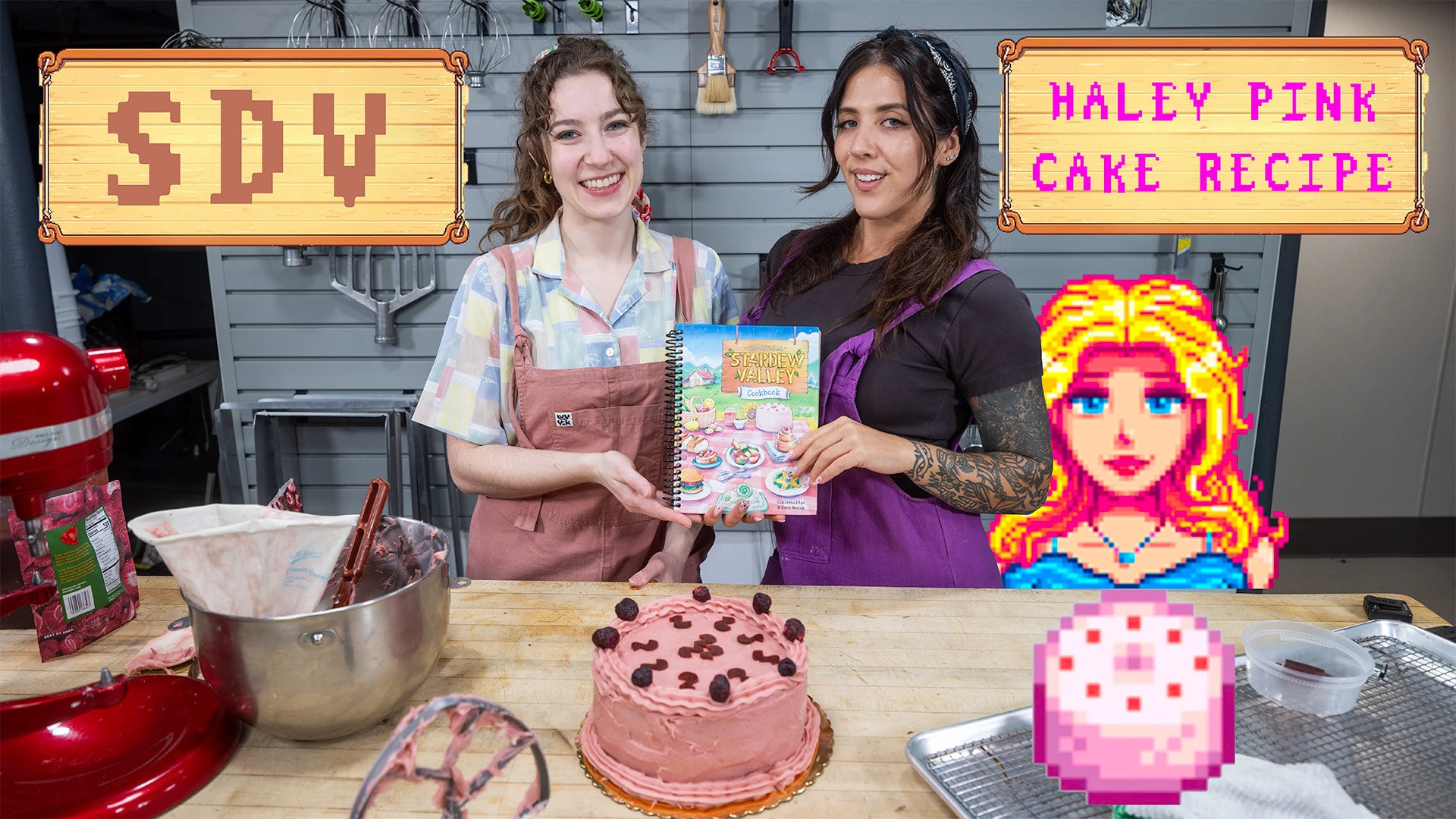 Stardew Valley: Making Haley's Pink Cake