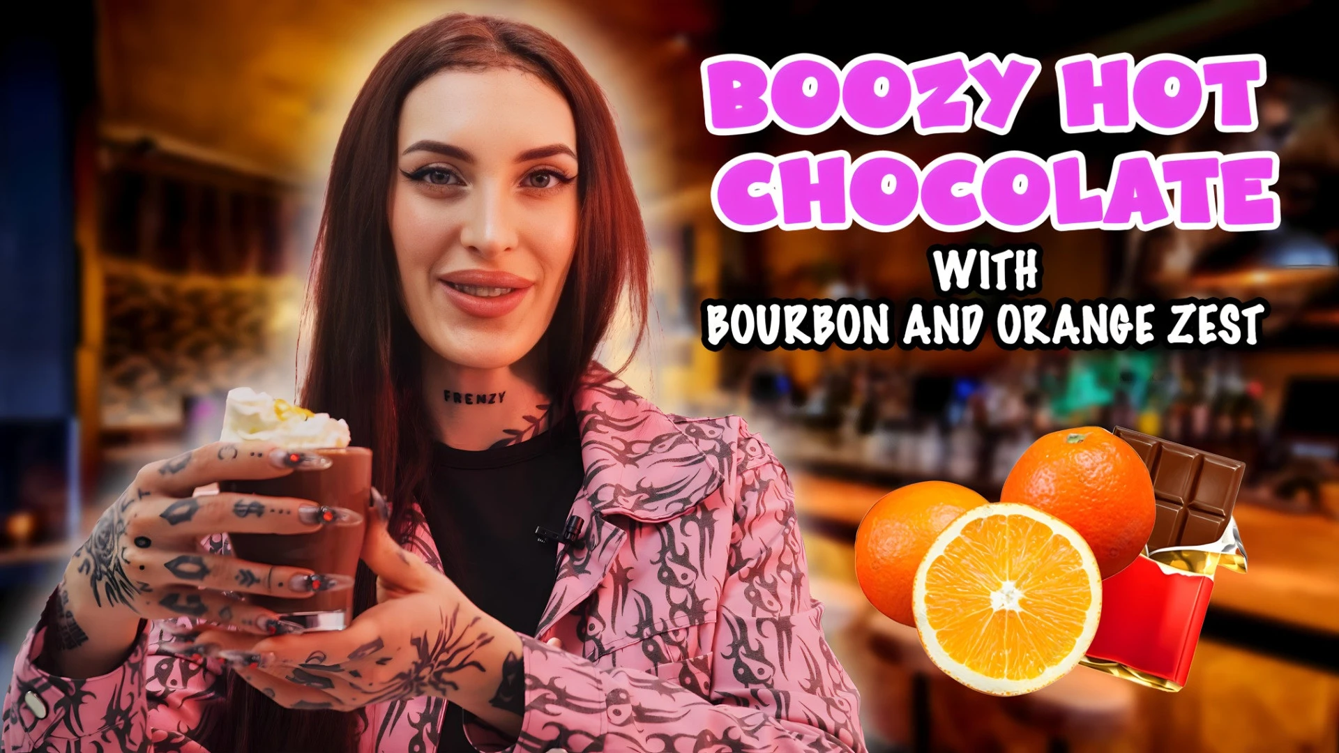 Boozy Hot Coco with Bourbon