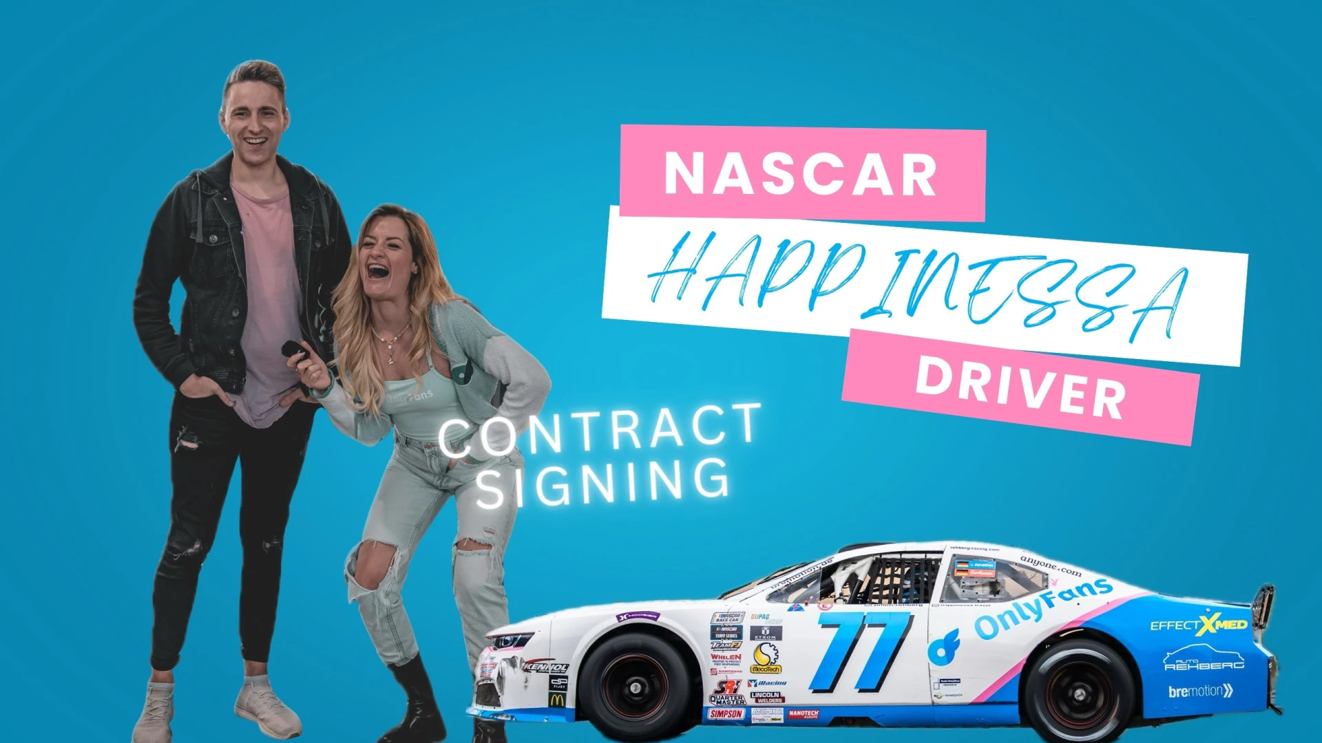 Signing My Nascar Contract