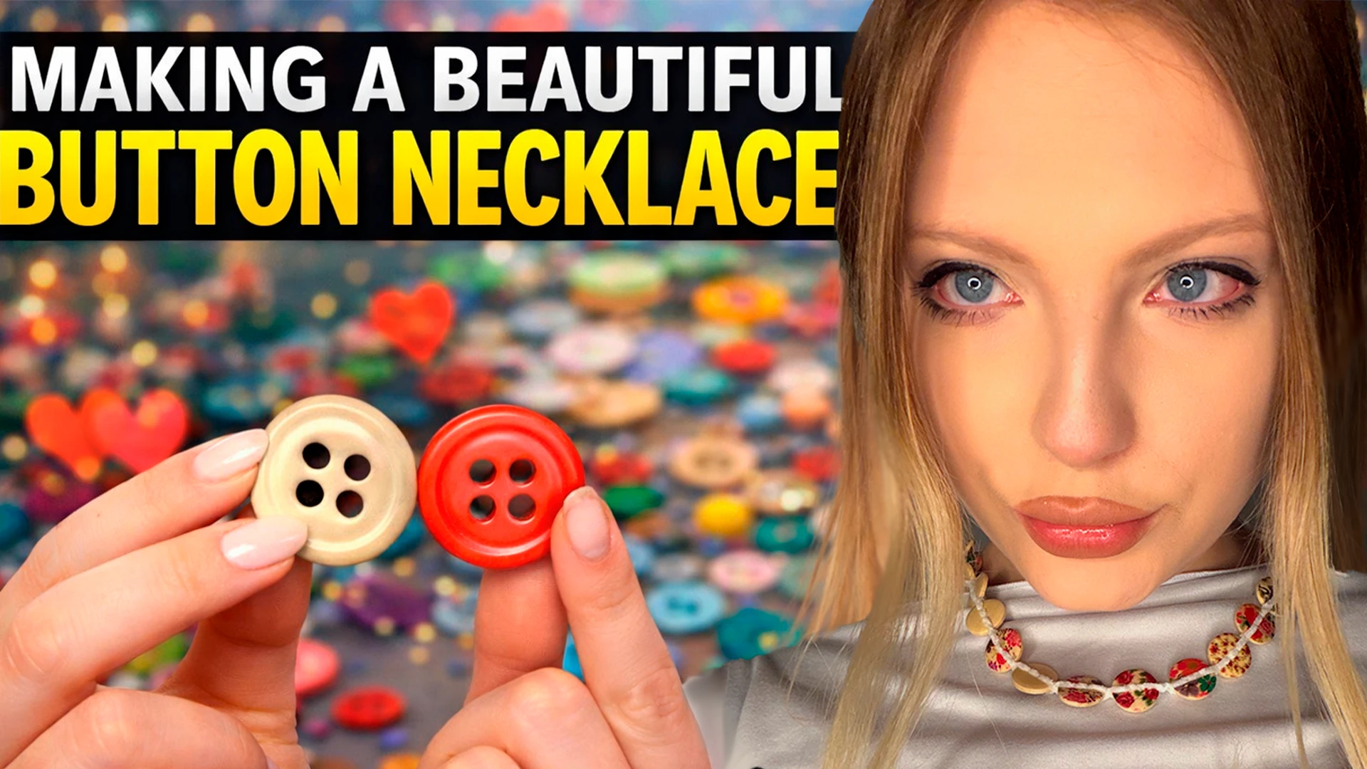 Button Necklace!