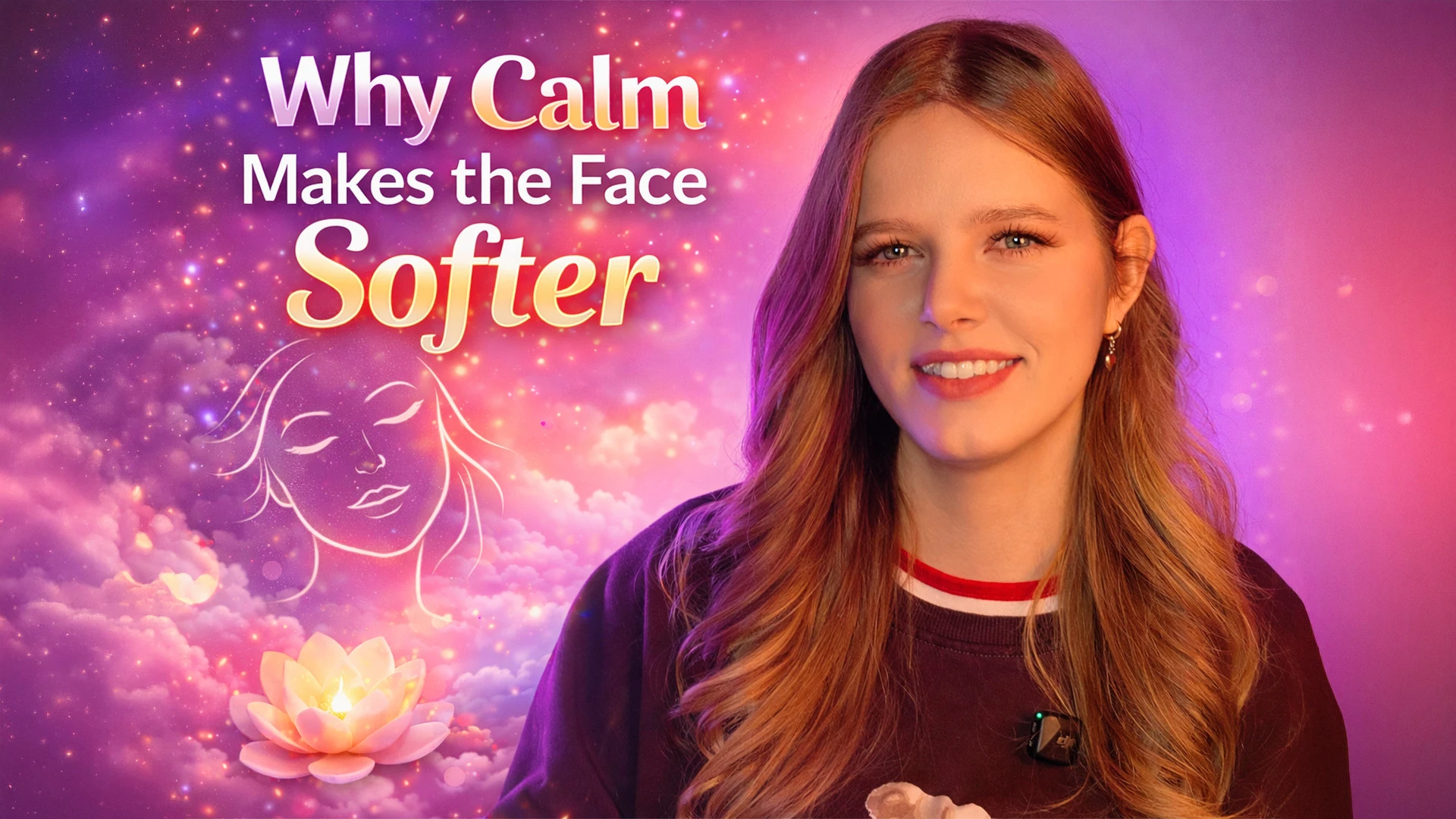 Why Calm Makes the Face Softer
