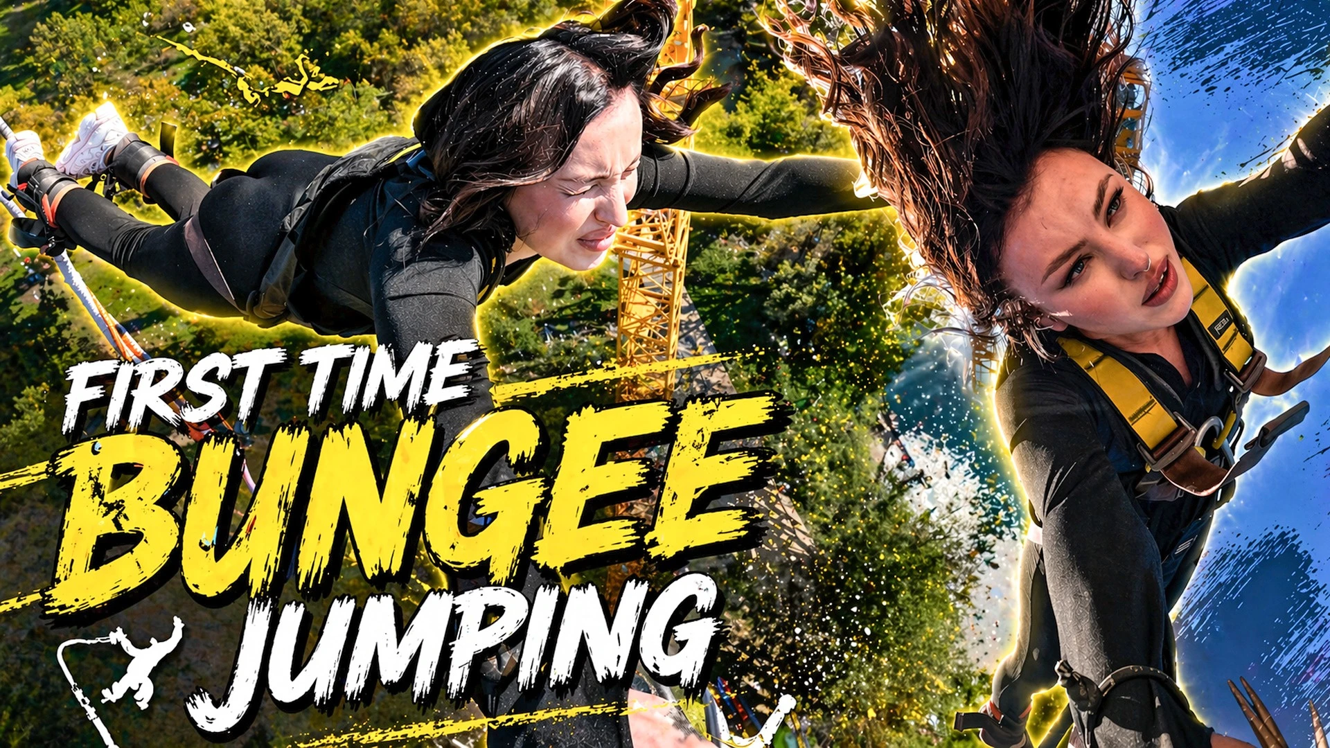 First Time Bungee Jumping