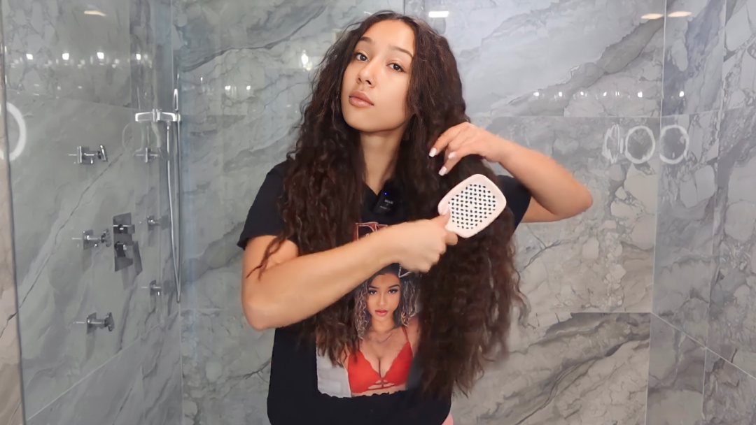Curly Hair Routine