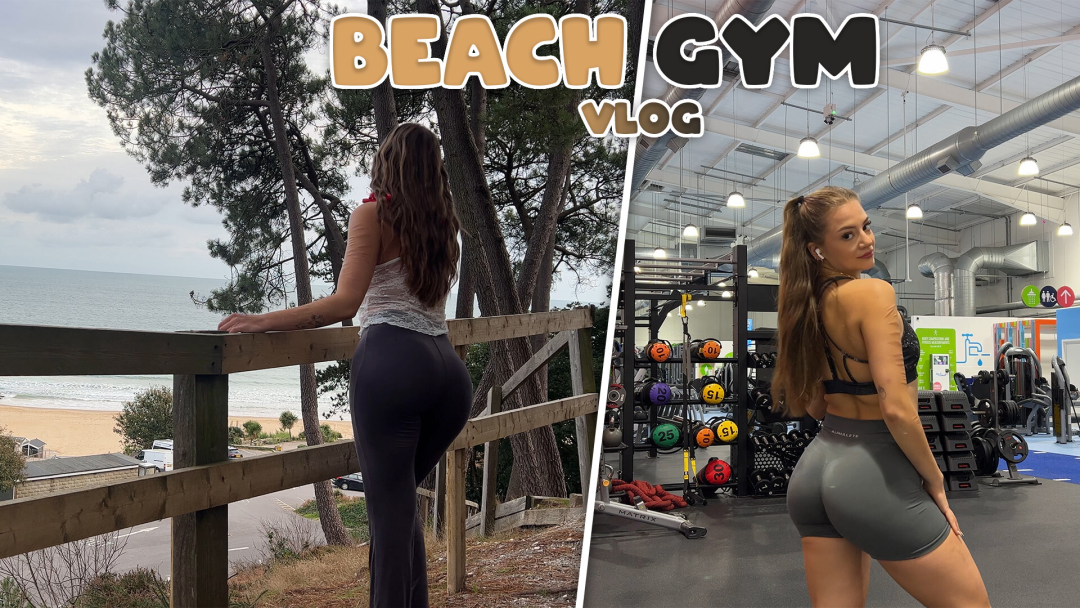 Daily Vlog - Beach and Gym Workout