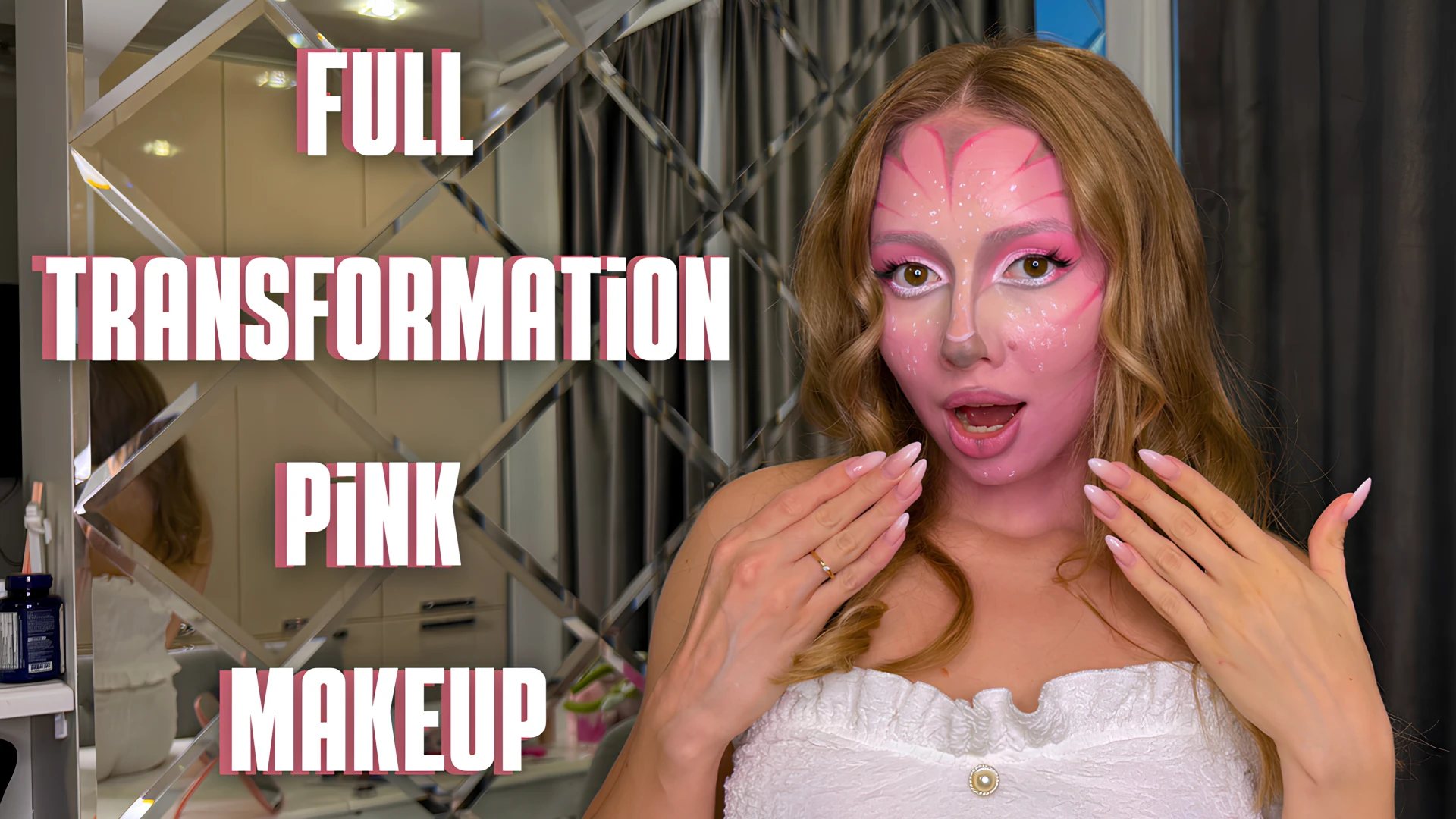 Full Transformation Pink Makeup