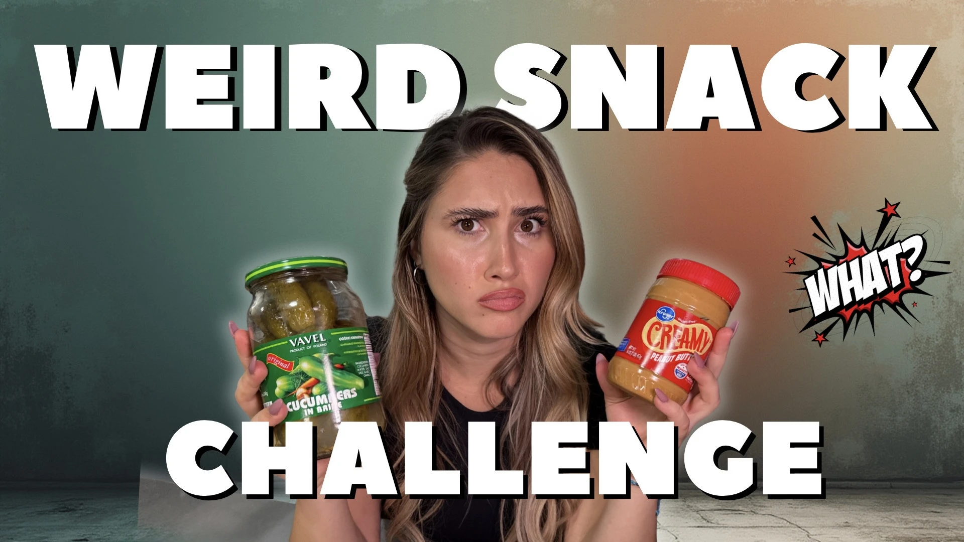 Weird Snack Challenge