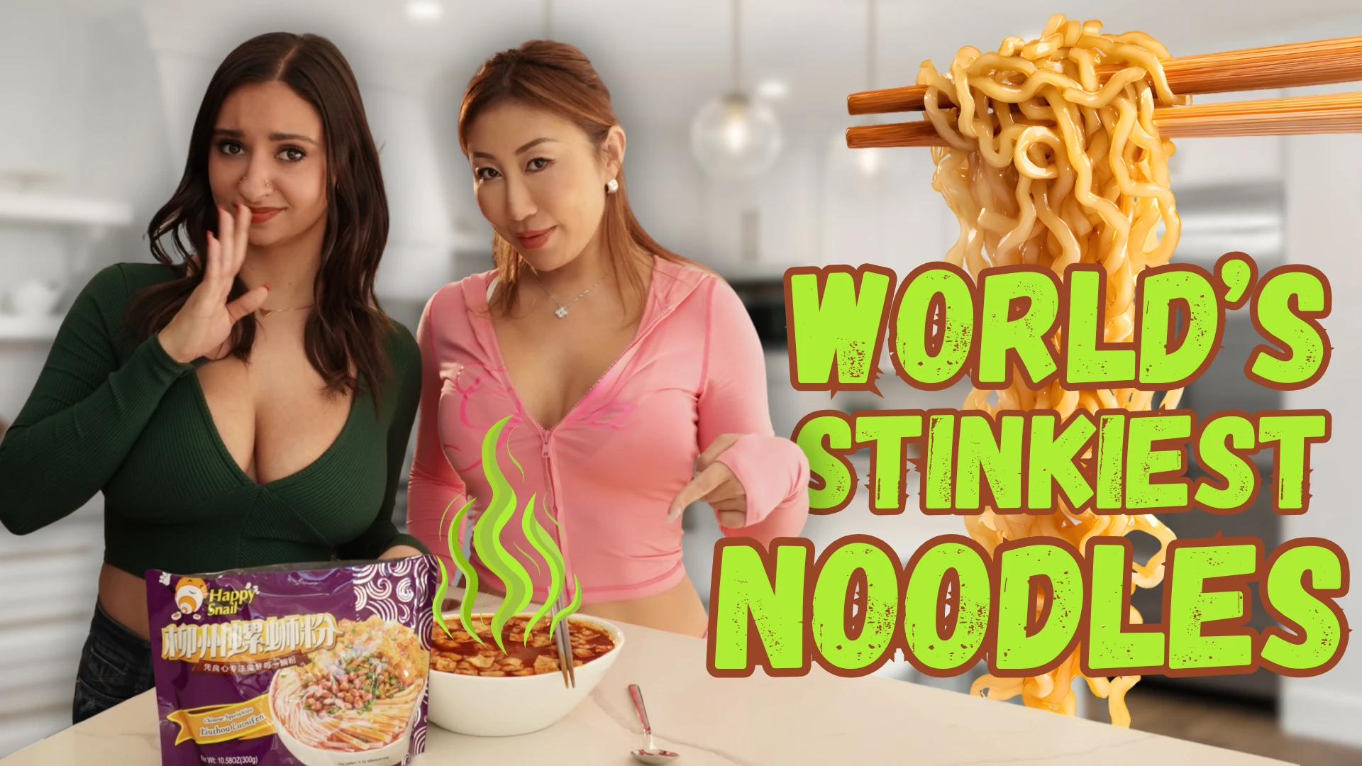 Trying the World’s Stinkiest Noodles!