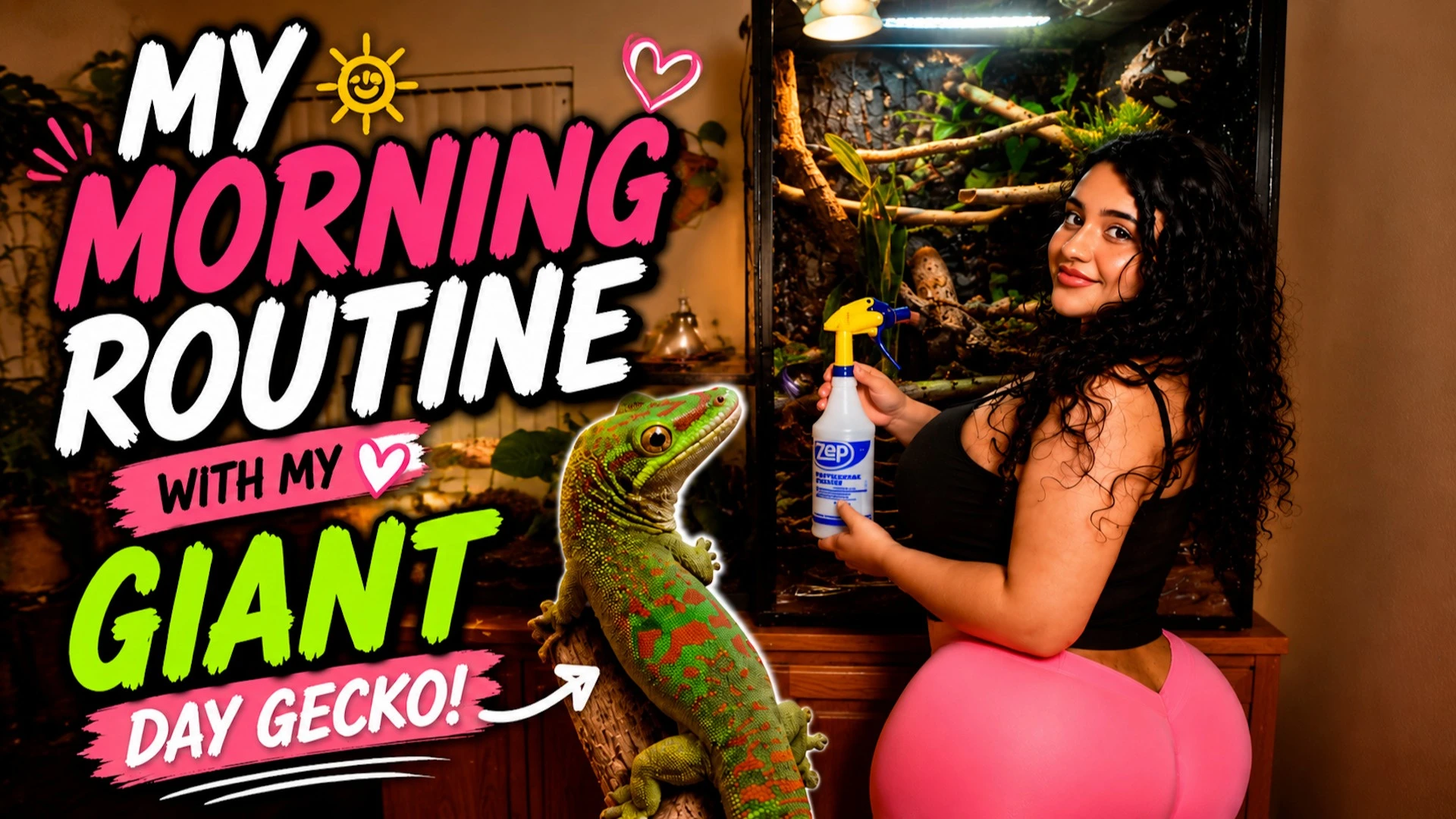 Routine with My Giant Gecko
