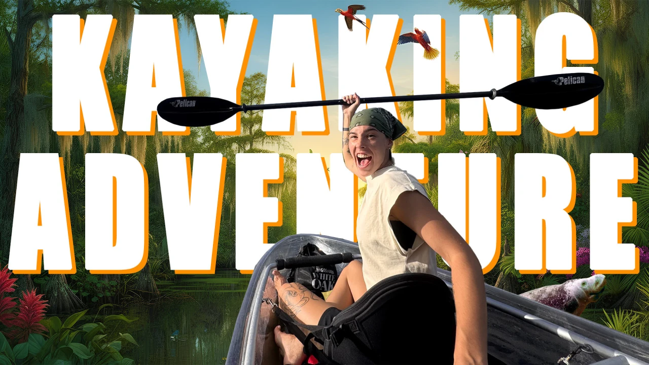 Clear Kayaking with Manatees