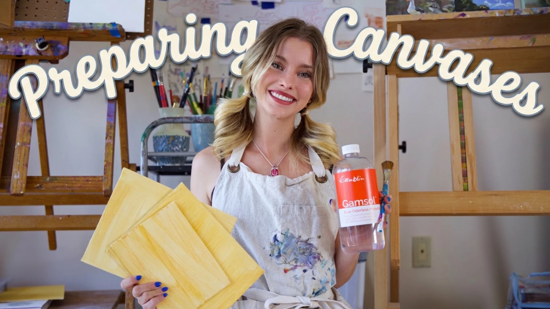 How I Prep My Canvas for Oil Paint!