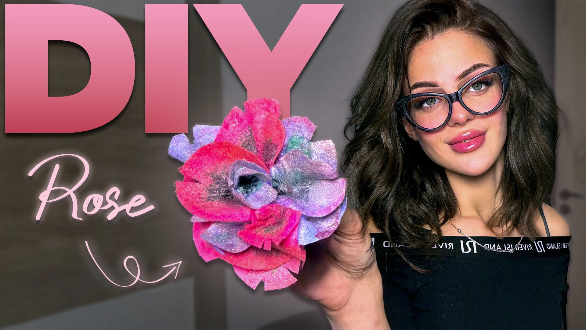 How-To Make a Rose From Household Things