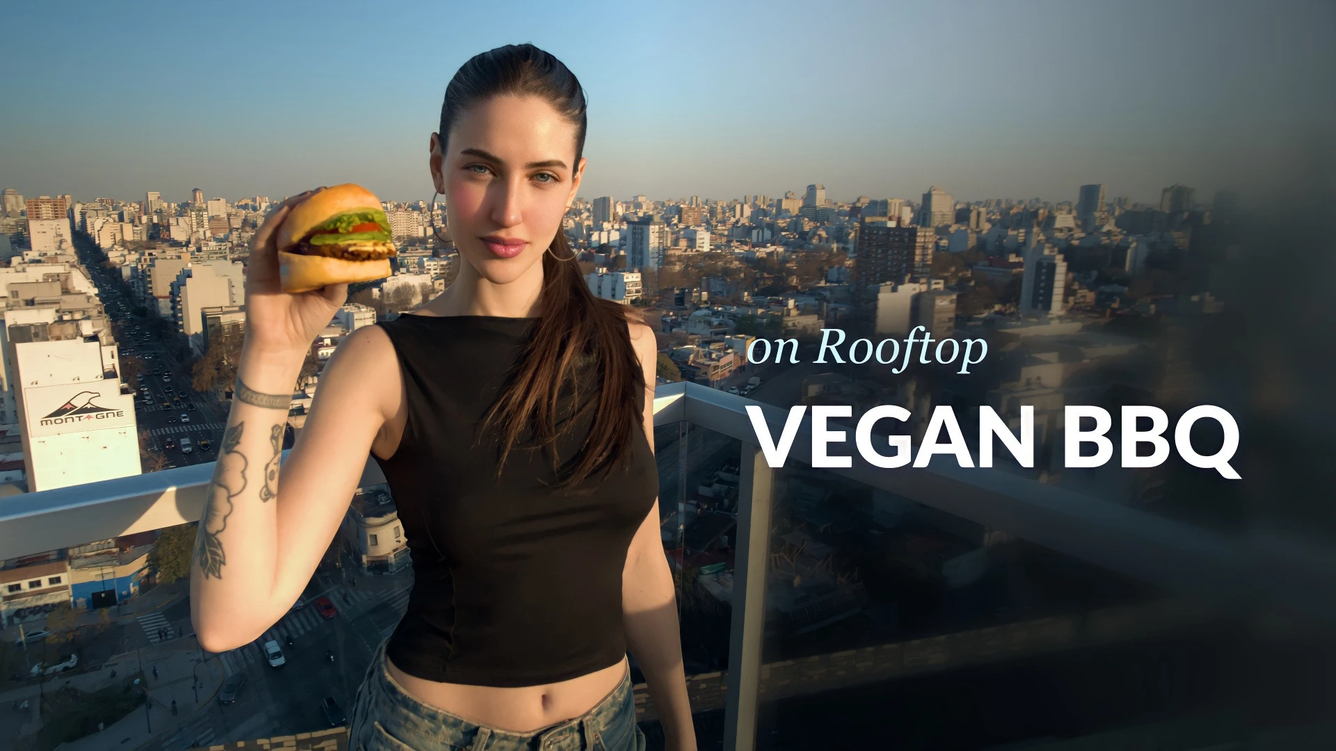 Rooftop BBQ: Sweet Potato Burgers