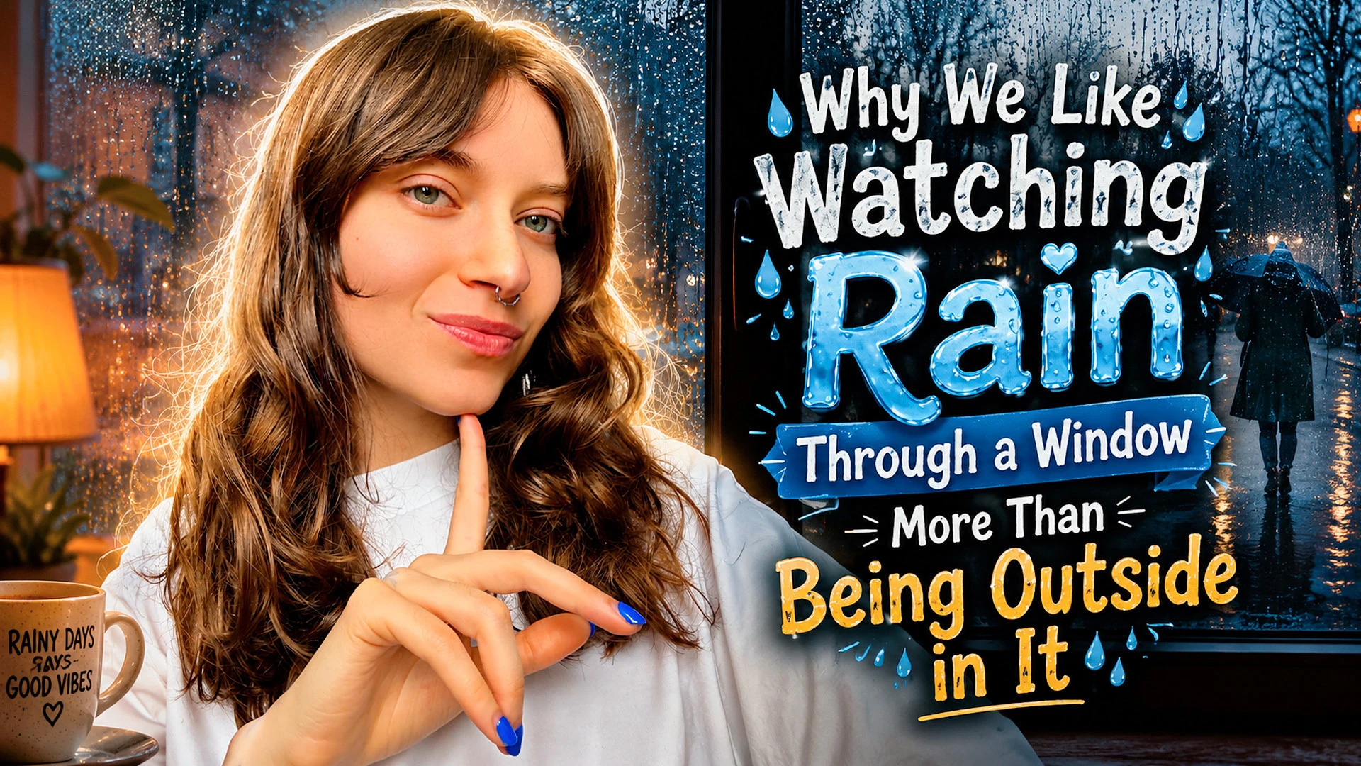 Why We Like Watching Rain Through Window