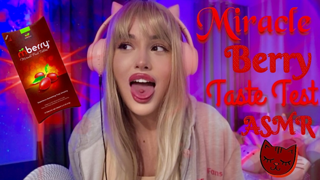 Miracle Berry Taste Test (ASMR)
