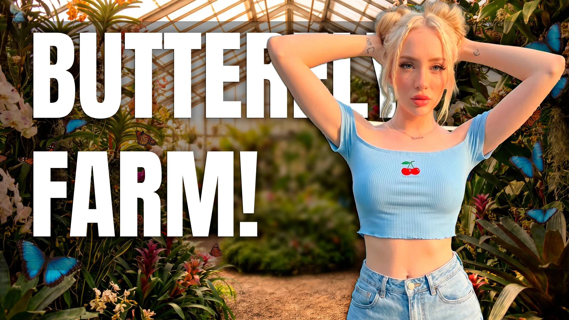 Visiting the Butterfly Farm!