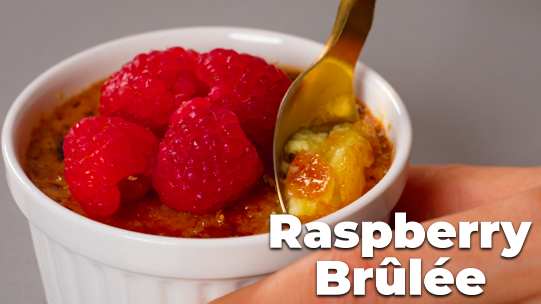 Raspberry Brûlée