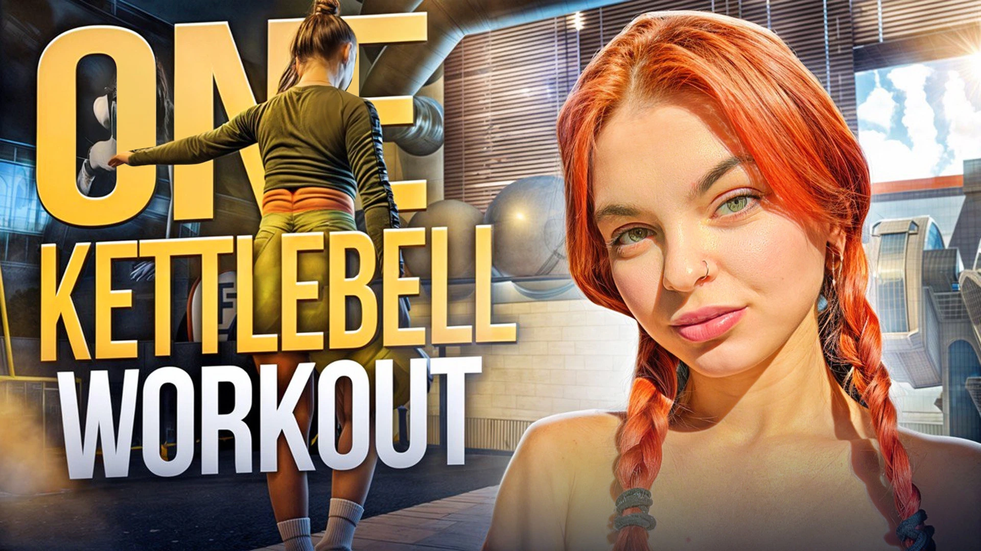 Full-Body Workout with ONE Kettlebell!