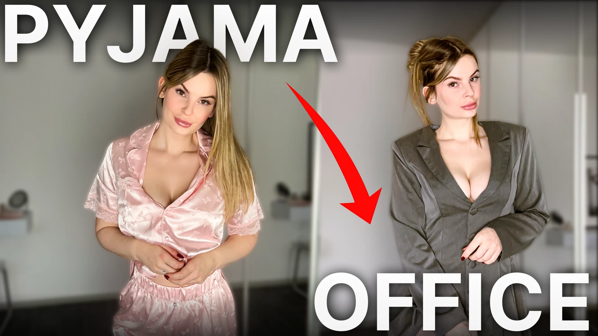 Cozy Pyjama to Office Look