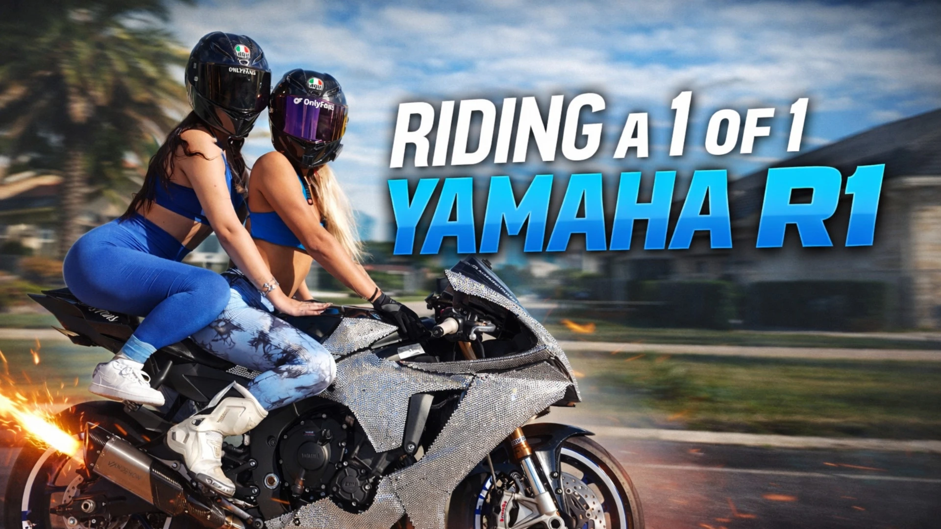 I Rode a Bedazzled Yamaha R1!