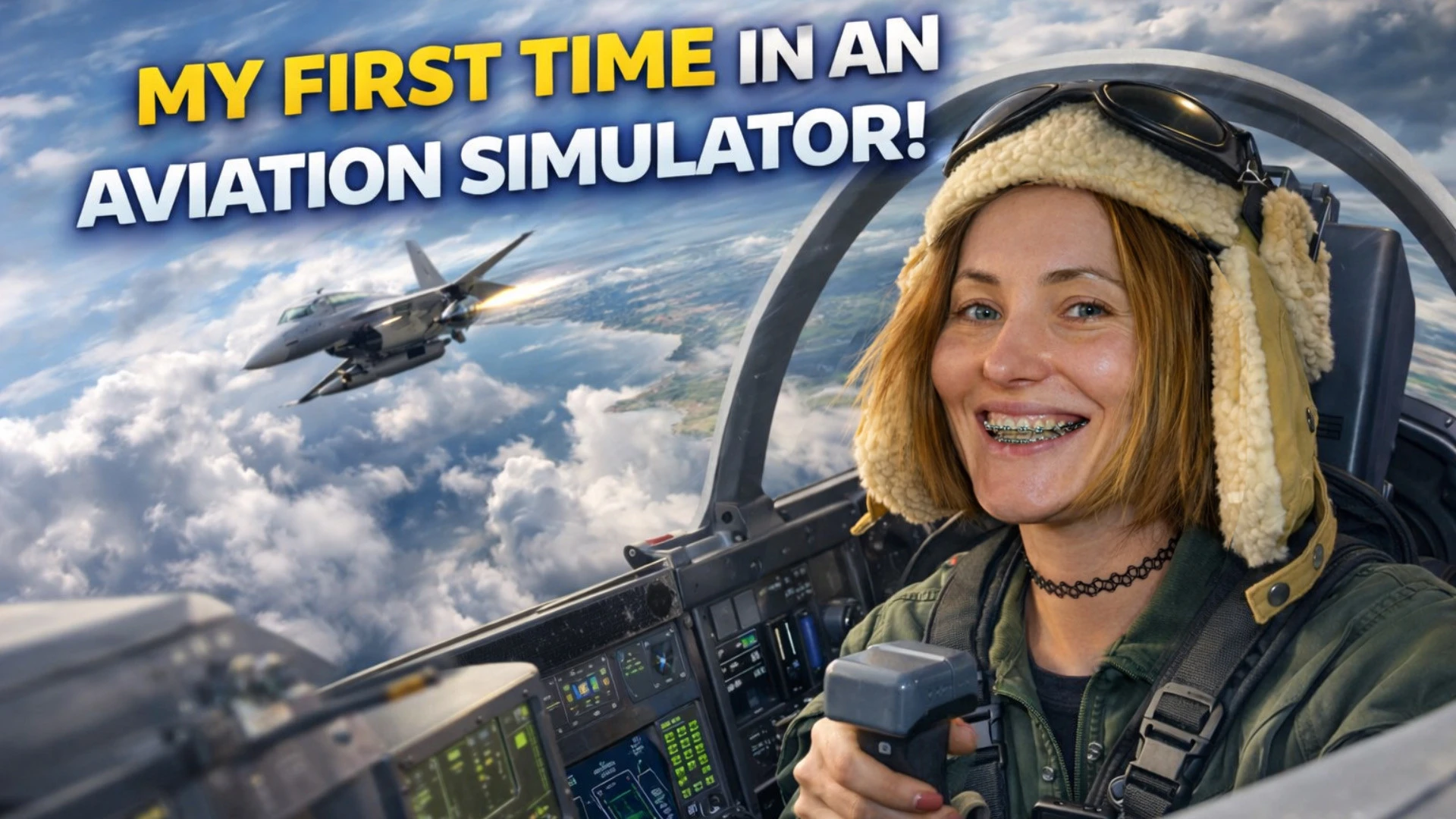 My First Time in an Aviation Simulator!