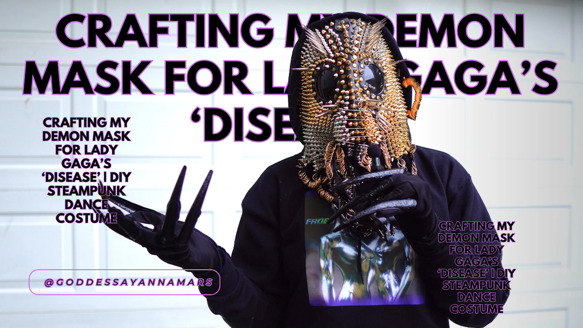 DIY Demon Mask for Dance Video